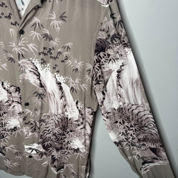 All Saints Standard Fit Long Sleeve Button Down Shirt - Picture 4 of 6